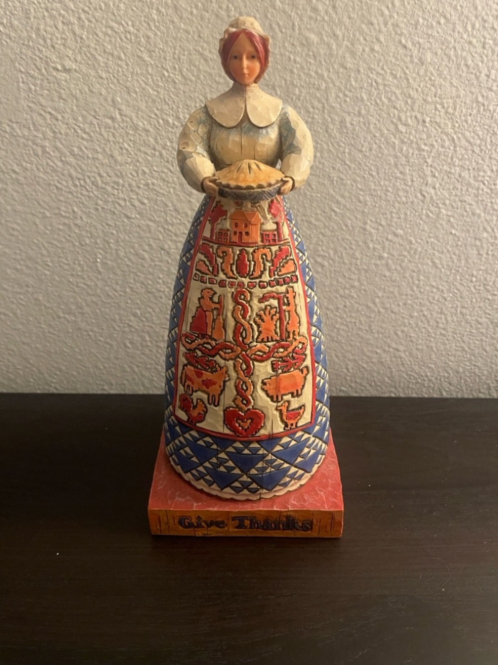 Jim Shore Heartwood Creek “Give Thanks” pilgram figurine